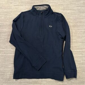 Vineyard Vines boys navy zip up